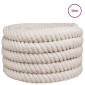 vidaXL Σχοινί Από Τζute 50 mm Λευκό 100% Τζούτα Tossa