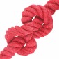 vidaXL Σχοινί Από Τζute 50 mm Κόκκινο 100% Τζούτα Tossa