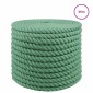 vidaXL Σχοινί Από Τζute 24 mm Πράσινο 100% Τζούτα Tossa