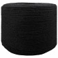 vidaXL Cotton Twine 4 mm 50 m Μαύρο 100% Βαμβάκι