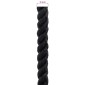 vidaXL Κωτόσχοινo 12 mm 25 m Μαύρο 100% Βαμβάκι
