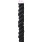vidaXL Κωτόσχοινo 24 mm 50 m Μαύρο 100% Βαμβάκι