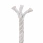vidaXL Cotton Twine 4 mm 50 m Λευκό 100% Βαμβάκι