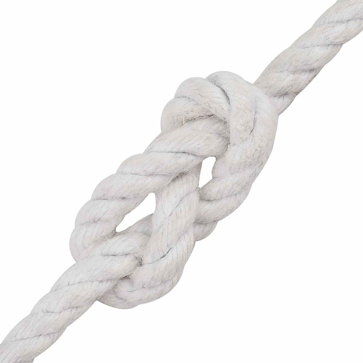 vidaXL Cotton Twine 4 mm 250 m Λευκό 100% Βαμβάκι