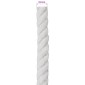 vidaXL Κωτόσχοινo 8 mm 50 m Λευκό 100% Βαμβάκι