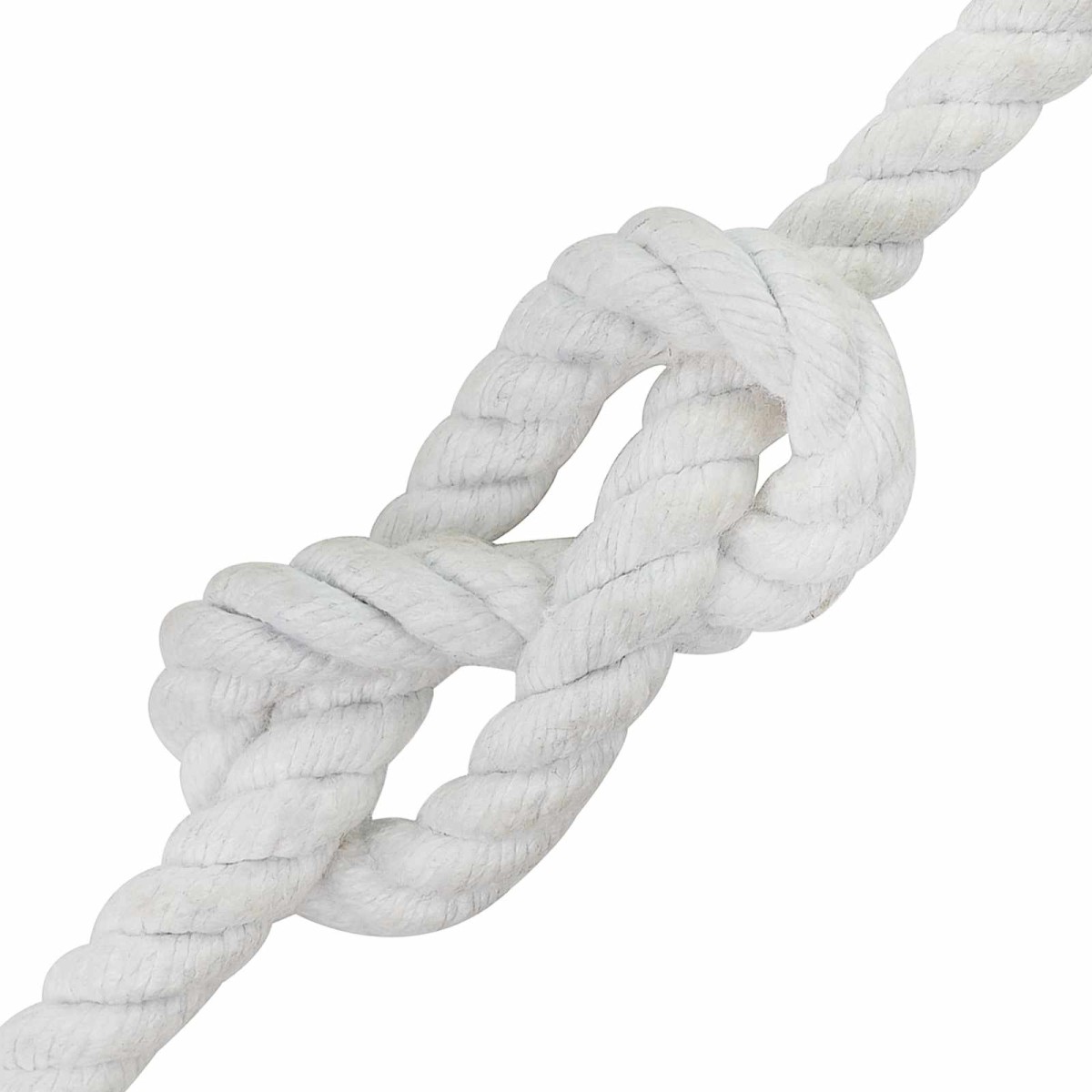 vidaXL Κωτόσχοινo 10 mm 100 m Λευκό 100% Βαμβάκι