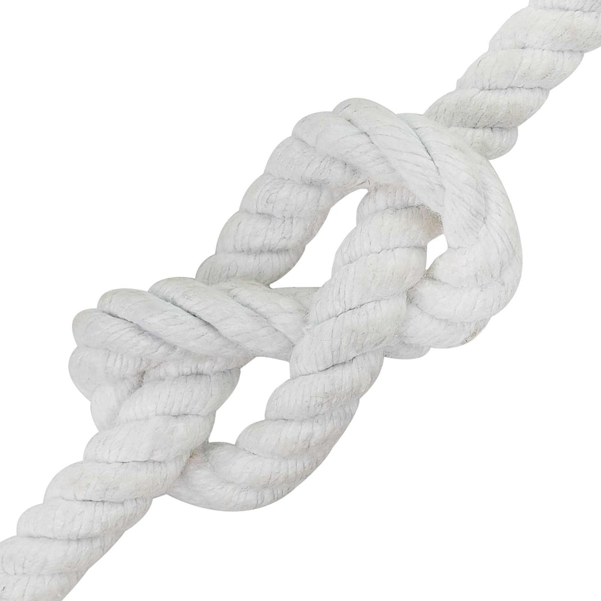 vidaXL Κωτόσχοινo 12 mm 100 m Λευκό 100% Βαμβάκι