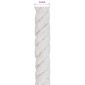 vidaXL Κωτόσχοινo 14 mm 50 m Λευκό 100% Βαμβάκι