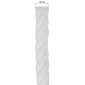 vidaXL Κωτόσχοινo 16 mm 100 m Λευκό 100% Βαμβάκι