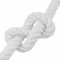 vidaXL Κωτόσχοινo 24 mm 25 m Λευκό 100% Βαμβάκι