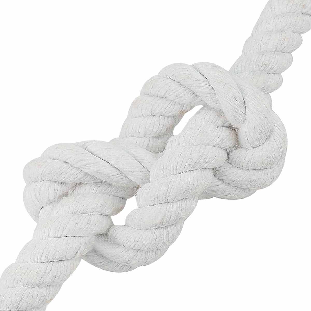 vidaXL Κωτόσχοινo 24 mm 50 m Λευκό 100% Βαμβάκι