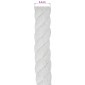vidaXL Κωτόσχοινo 24 mm 50 m Λευκό 100% Βαμβάκι