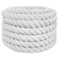 vidaXL Κωτόσχοινo 36 mm 25 m Λευκό 100% Βαμβάκι
