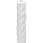 vidaXL Κωτόσχοινo 40 mm 5 m Λευκό 100% Βαμβάκι