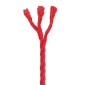 vidaXL Cotton Twine 10 τμχ. 2 mm 100 m Κόκκινο 100% Βαμβάκι