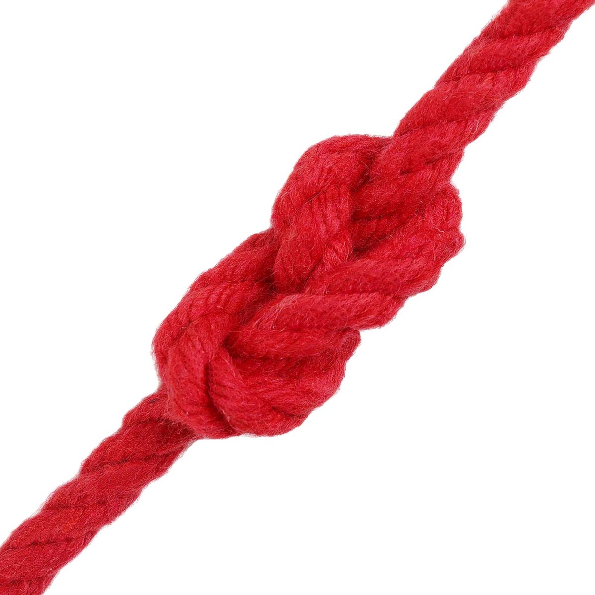 vidaXL Cotton Twine 4 mm 500 m Κόκκινο 100% Βαμβάκι