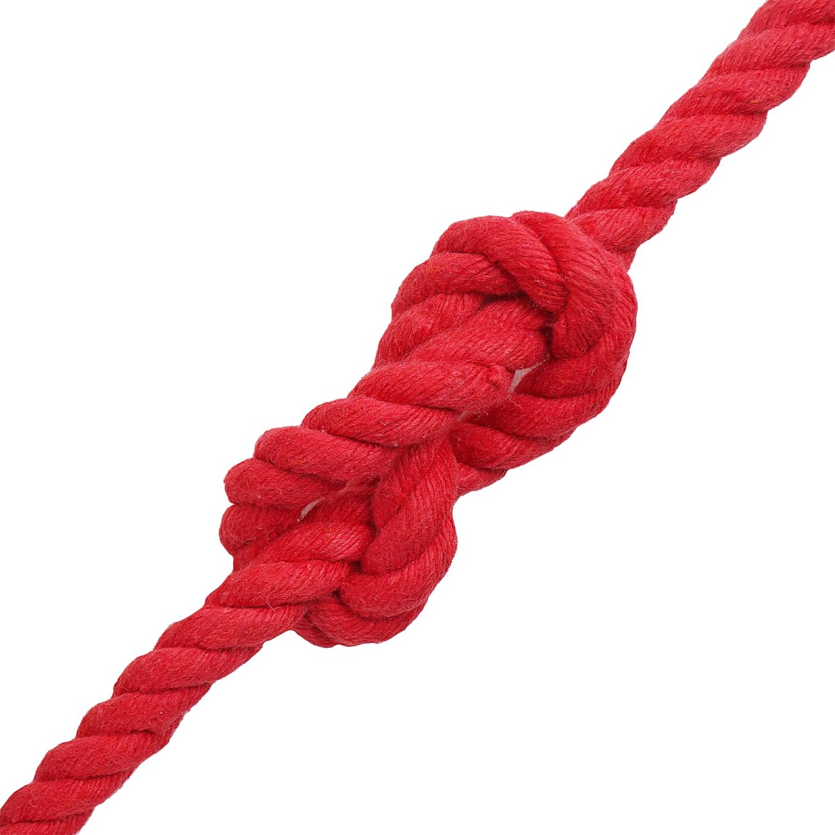 vidaXL Κωτόσχοινo 10 mm 100 m Κόκκινο 100% Βαμβάκι