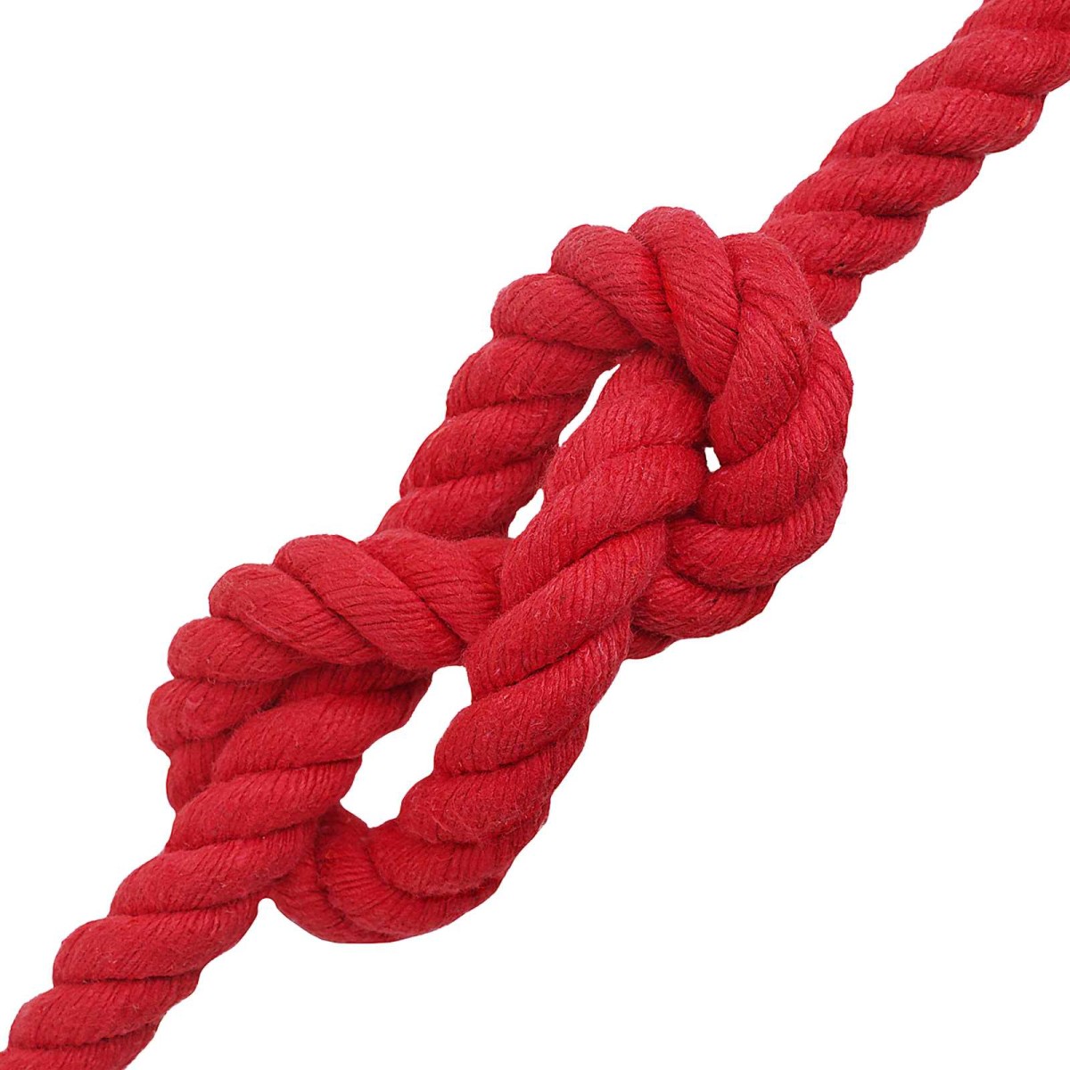 vidaXL Κωτόσχοινo 20 mm 25 m Κόκκινο 100% Βαμβάκι
