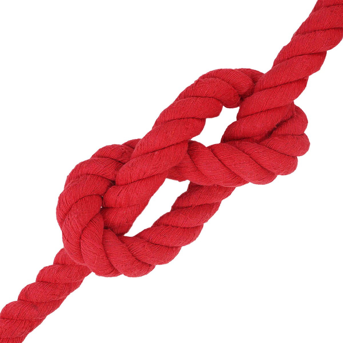 vidaXL Κωτόσχοινo 36 mm 10 m Κόκκινο 100% Βαμβάκι