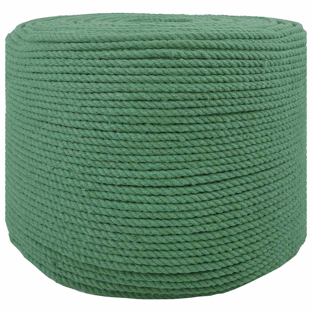 vidaXL Cotton Twine 4 mm 250 m Πράσινο 100% Βαμβάκι