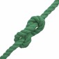 vidaXL Κωτόσχοινo 10 mm 100 m Πράσινο 100% Βαμβάκι