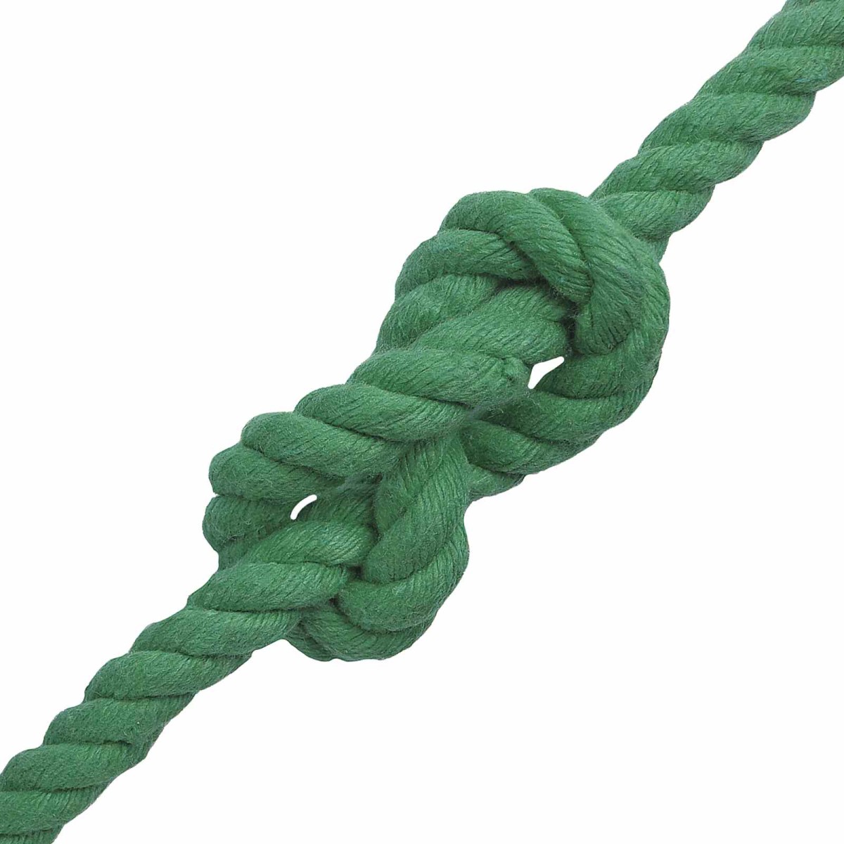 vidaXL Κωτόσχοινo 12 mm 50 m Πράσινο 100% Βαμβάκι