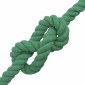 vidaXL Κωτόσχοινo 24 mm 50 m Πράσινο 100% Βαμβάκι