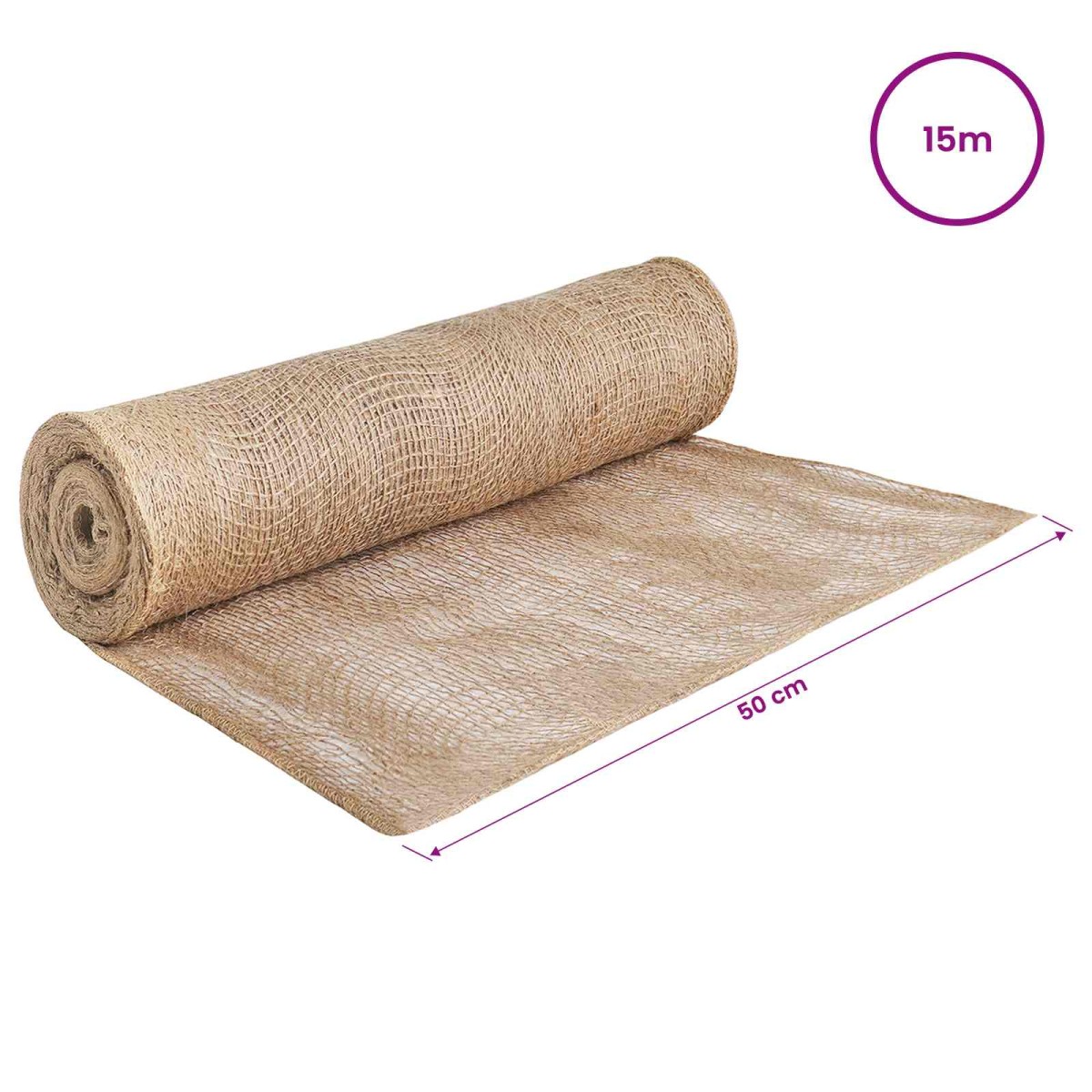 vidaXL Ρολό από Τζute 50 x 1500 εκ