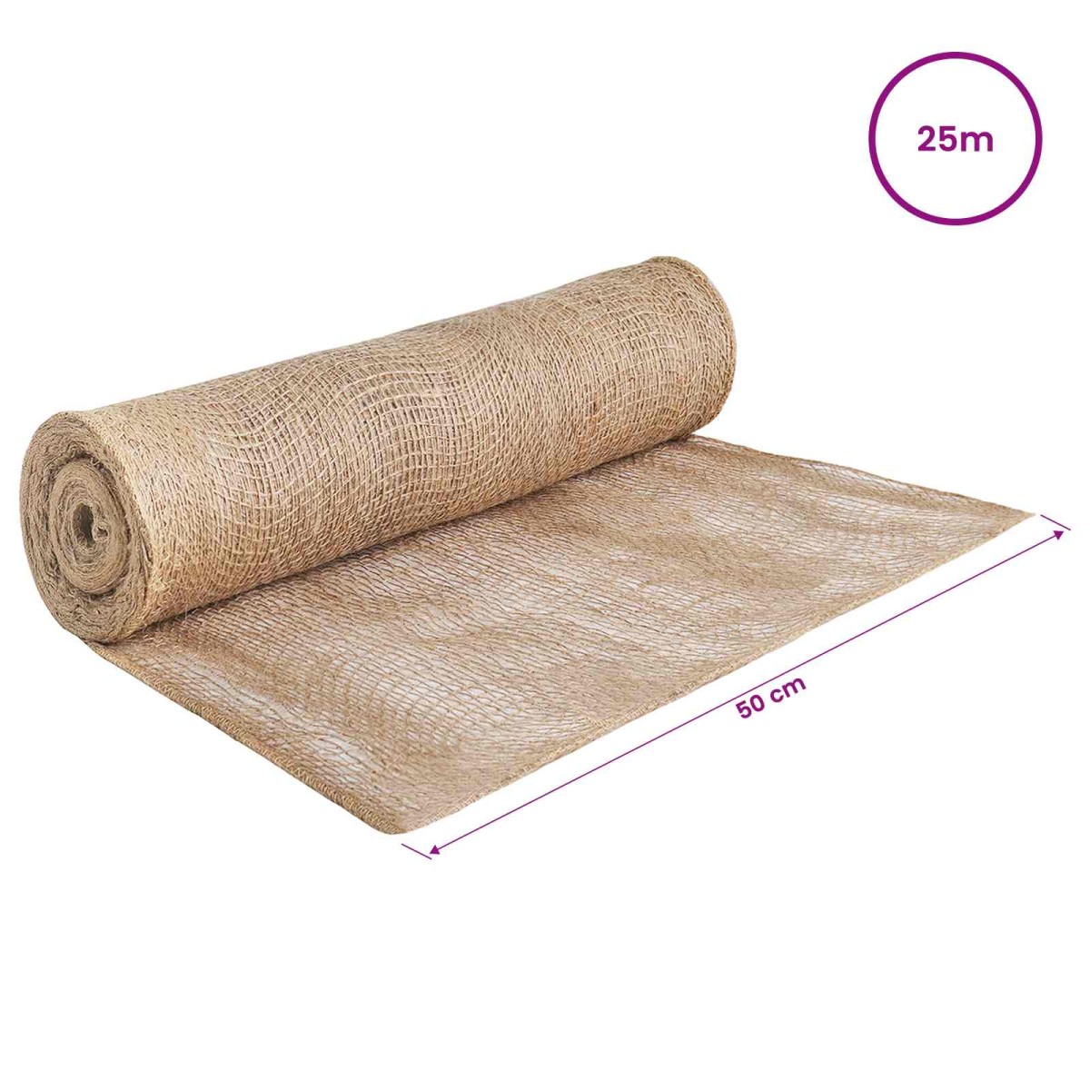 vidaXL Ρολό από Τζute 50 x 5000 εκ