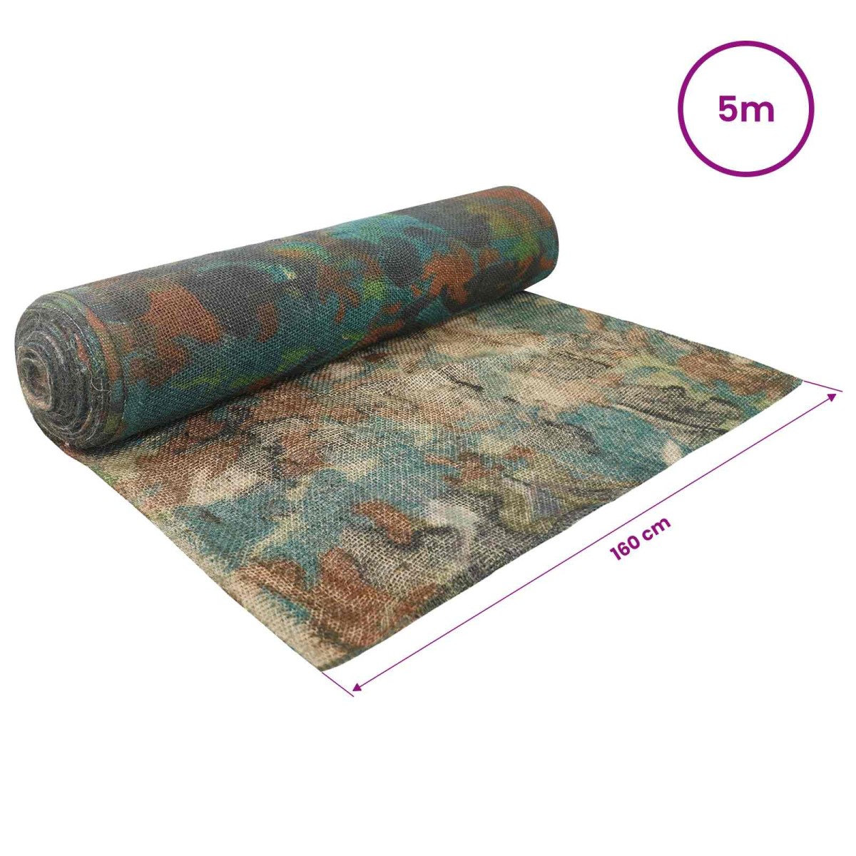 vidaXL Ρολό από Τζute 160 x 500 cm Παραλλαγή