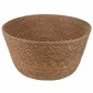 vidaXL Γλάστρα με Χερούλια Φυσικό Ø 22 x 20 cm 100% Θαλασσόχορτο