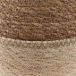 vidaXL Γλάστρα με Χερούλια Λευκό Ø 22 x 20 cm 100% Θαλασσόχορτο