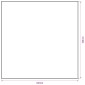 vidaXL Τραβέρσα από γιούτα Φυσικό 140 x 140 cm 100% Γιούτα Τοσσά