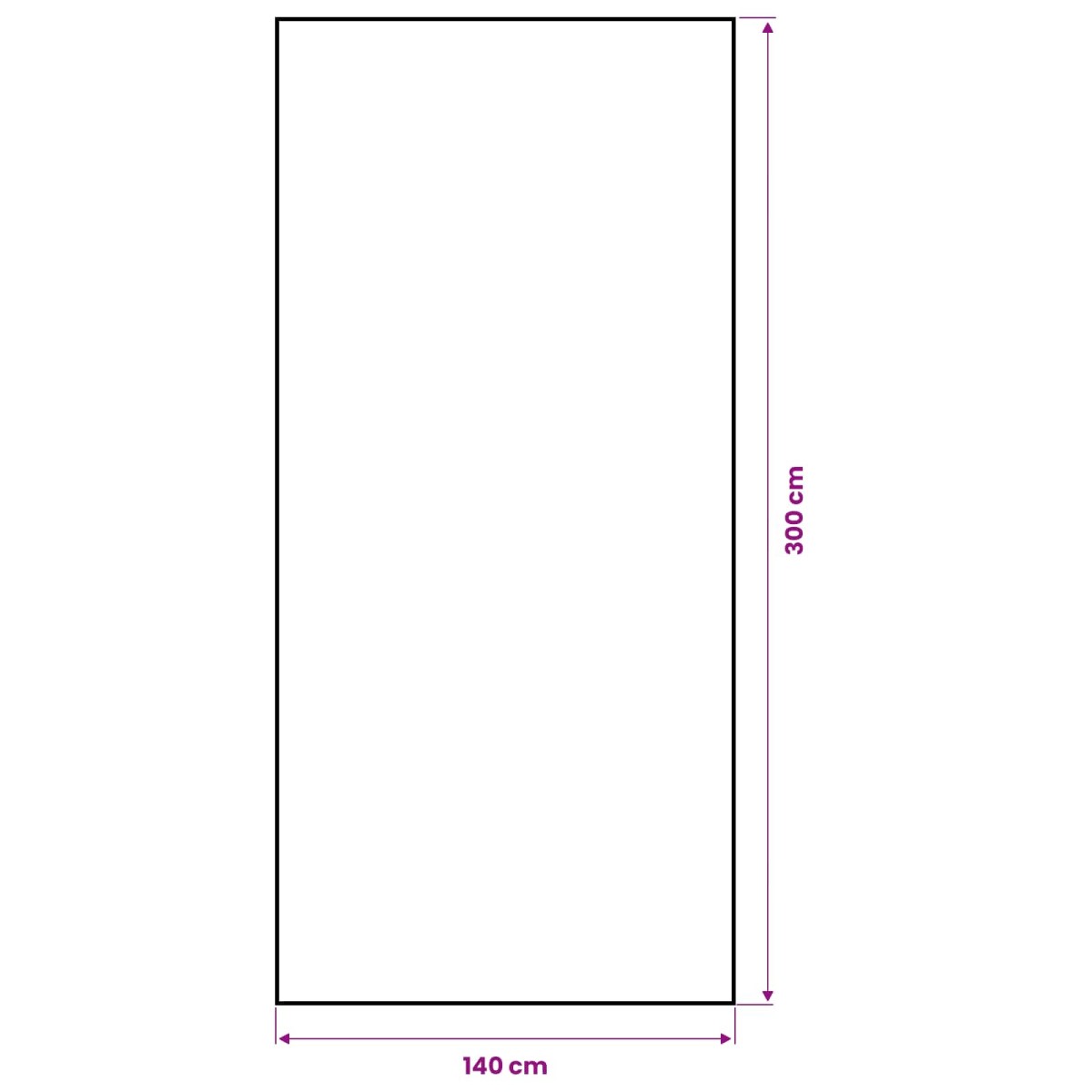 vidaXL Τραβέρσα από γιούτα Φυσικό 140 x 300 cm 100% Γιούτα Τοσσά