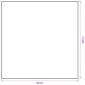 vidaXL Τραβέρσα από γιούτα Φυσικό 180 x 180 cm 100% Γιούτα Τοσσά