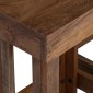 vidaXL Βάση φυτών 2 τμχ. Καφέ 70 x 11 x 27 εκ. Ξύλο Μαόνι