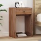 vidaXL Κομοδίνο Καφέ 63 x 30 x 79 εκ Στερεό ξύλο Μαόνι