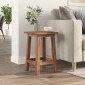 vidaXL Σκαμνί Φυσικό 30 x 30 x 47 εκ Ξύλο Μαόνι