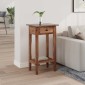 vidaXL Βάση φυτών με συρτάρι Καφέ 34 x 25 x 52 εκ. Ξύλο Μαόνι