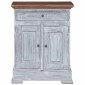 vidaXL Ντουλάπι αποθήκευσης 63 x 30 x 79 εκ Στερεό ξύλο Μαόνι