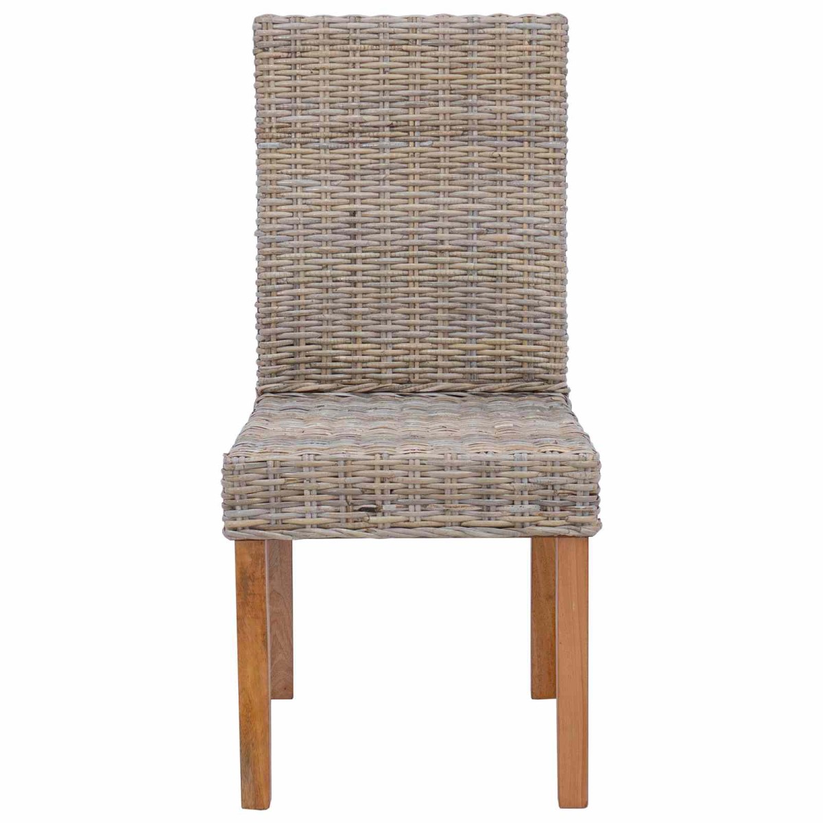 vidaXL Καρέκλα τραπεζαρίας 2 τμχ. Γκρίζο Kubu 45 x 54 x 93 εκ