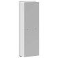vidaXL Νίτσα Μπάνιου Λευκός 60 x 20 x 9,5 εκ Ανοξείδωτο ατσάλι