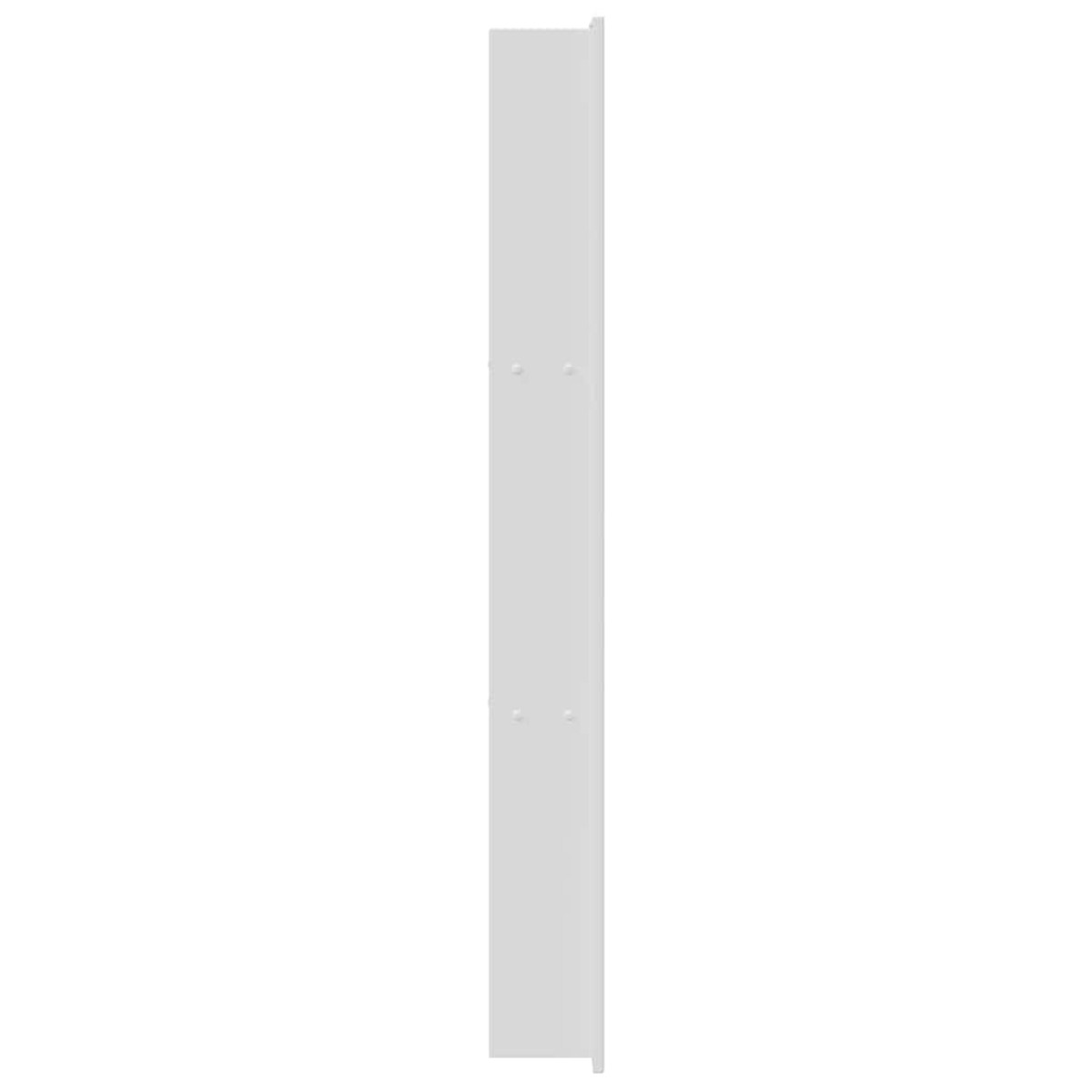 vidaXL Νίτσα Μπάνιου Λευκός 90 x 20 x 9,5 εκ Ανοξείδωτο ατσάλι