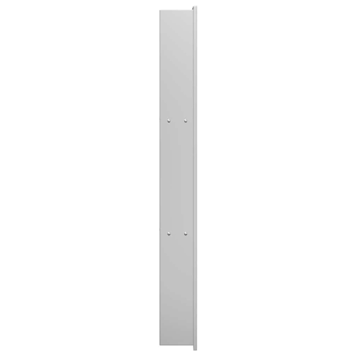 vidaXL Νίτσα Μπάνιου Ασημί 90 x 20 x 9,5 εκ Ανοξείδωτο ατσάλι