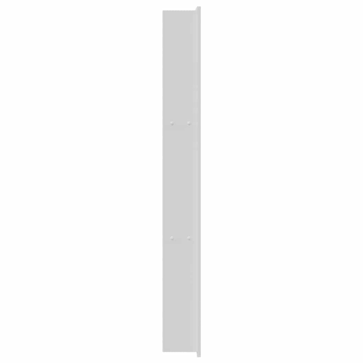 vidaXL Νίτσα Μπάνιου Λευκός 90 x 30 x 9,5 εκ. Ανοξείδωτο ατσάλι