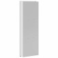 vidaXL Νίτσα Μπάνιου Λευκός 90 x 30 x 9,5 εκ. Ανοξείδωτο ατσάλι