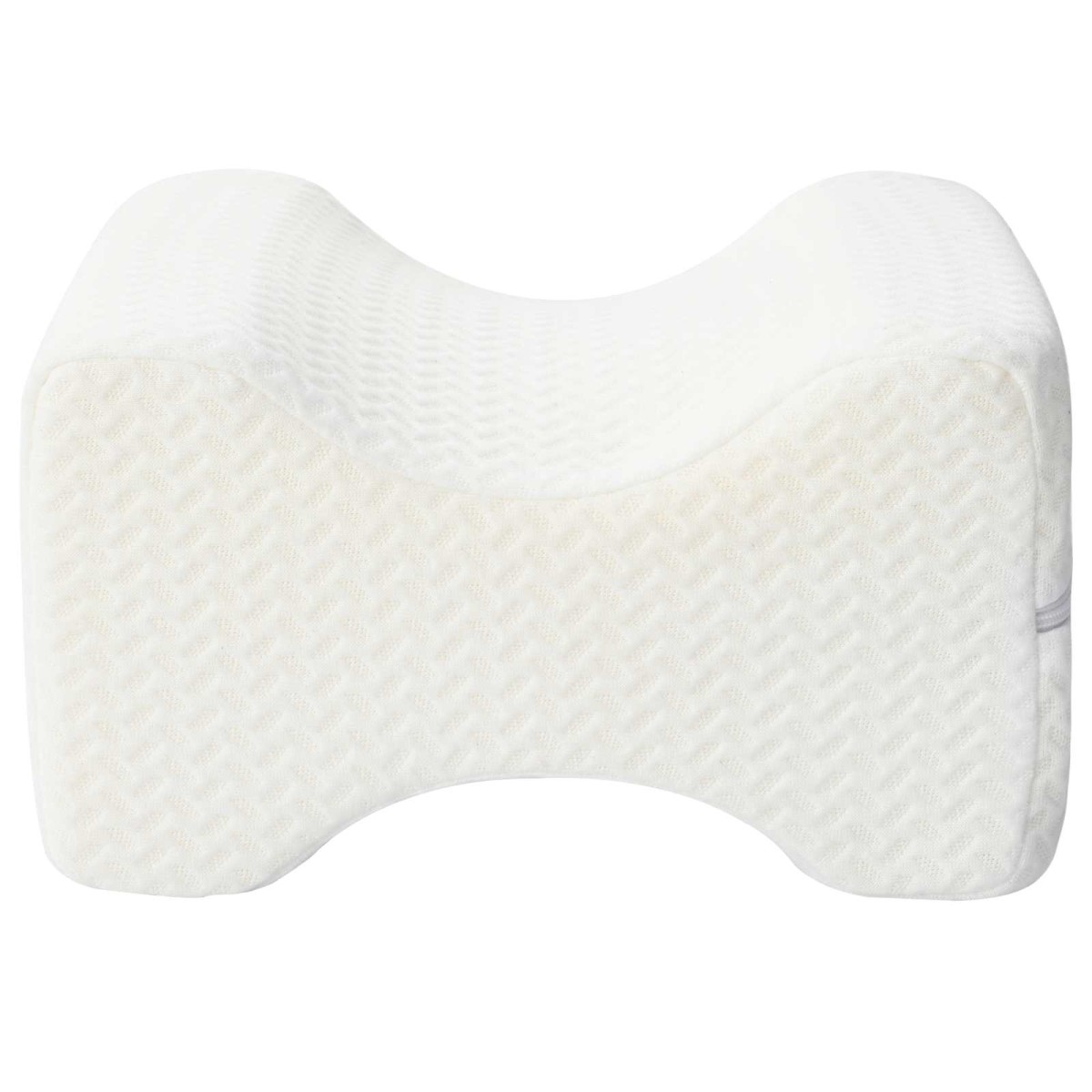 vidaXL Knee Pillow Λευκός Αφρός μνήμης και Πολυεστέρας