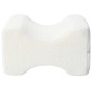 vidaXL Knee Pillow Λευκός Αφρός μνήμης και Πολυεστέρας