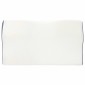 vidaXL Μαξιλάρι λαιμού Λευκός Αφρός Μνήμης 59 x 34,5 x 12 εκ