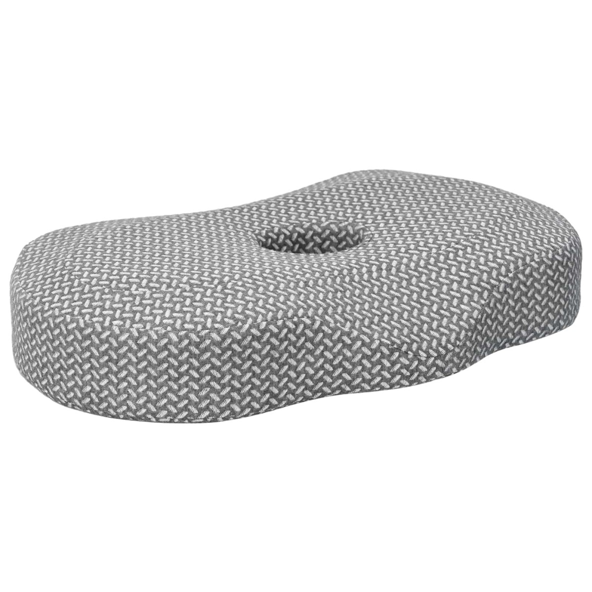 vidaXL Μαξιλάρι λαιμού Γκρι 53 x 34,5 x 10,5 εκ. Αφρός Μνήμης